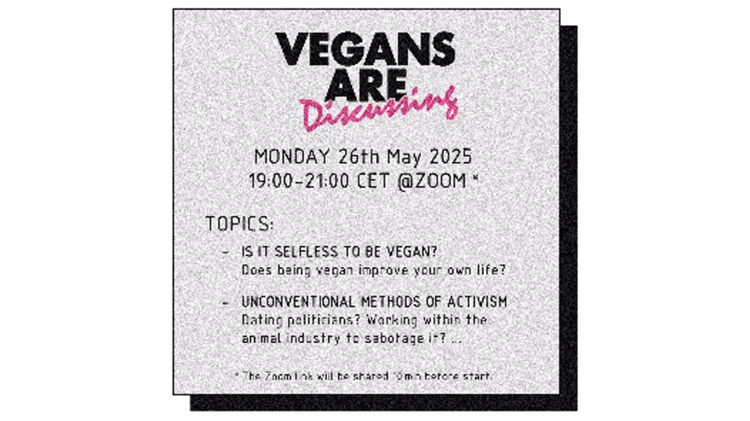 Vegans Are Discussing