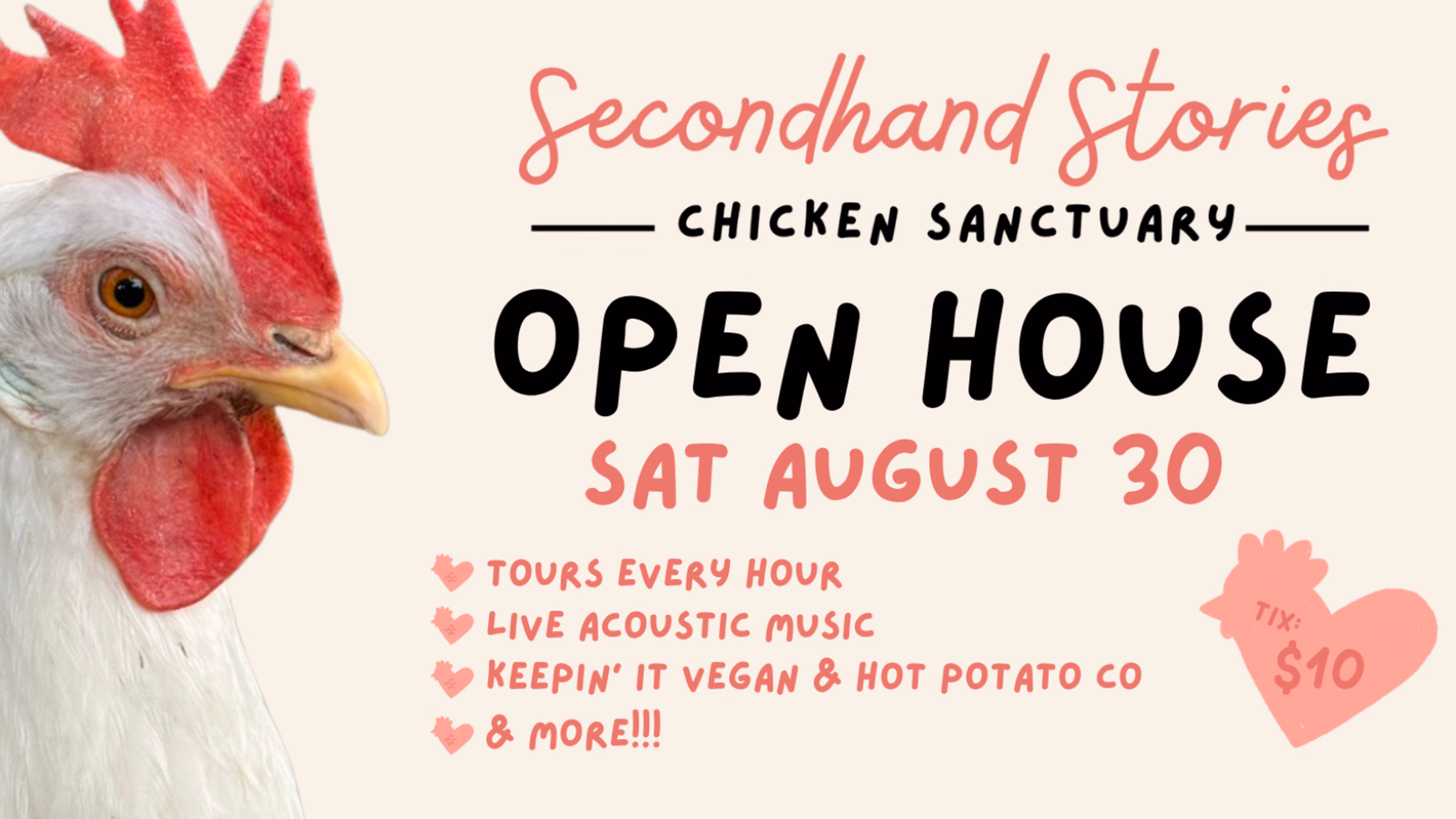 Secondhand Stories Chicken Sanctuary Open House