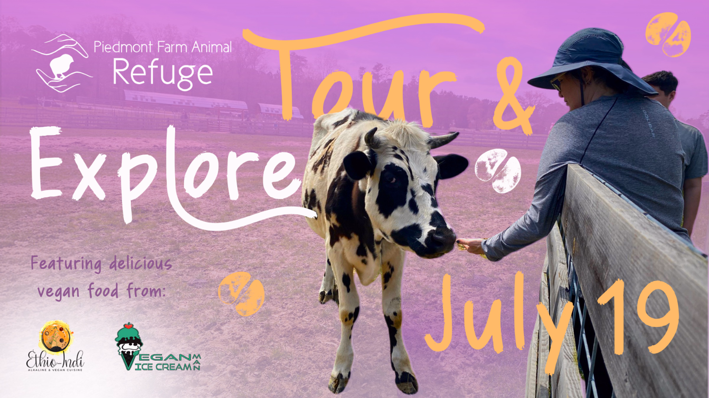 Tour & Explore at Piedmont Farm Animal Refuge
