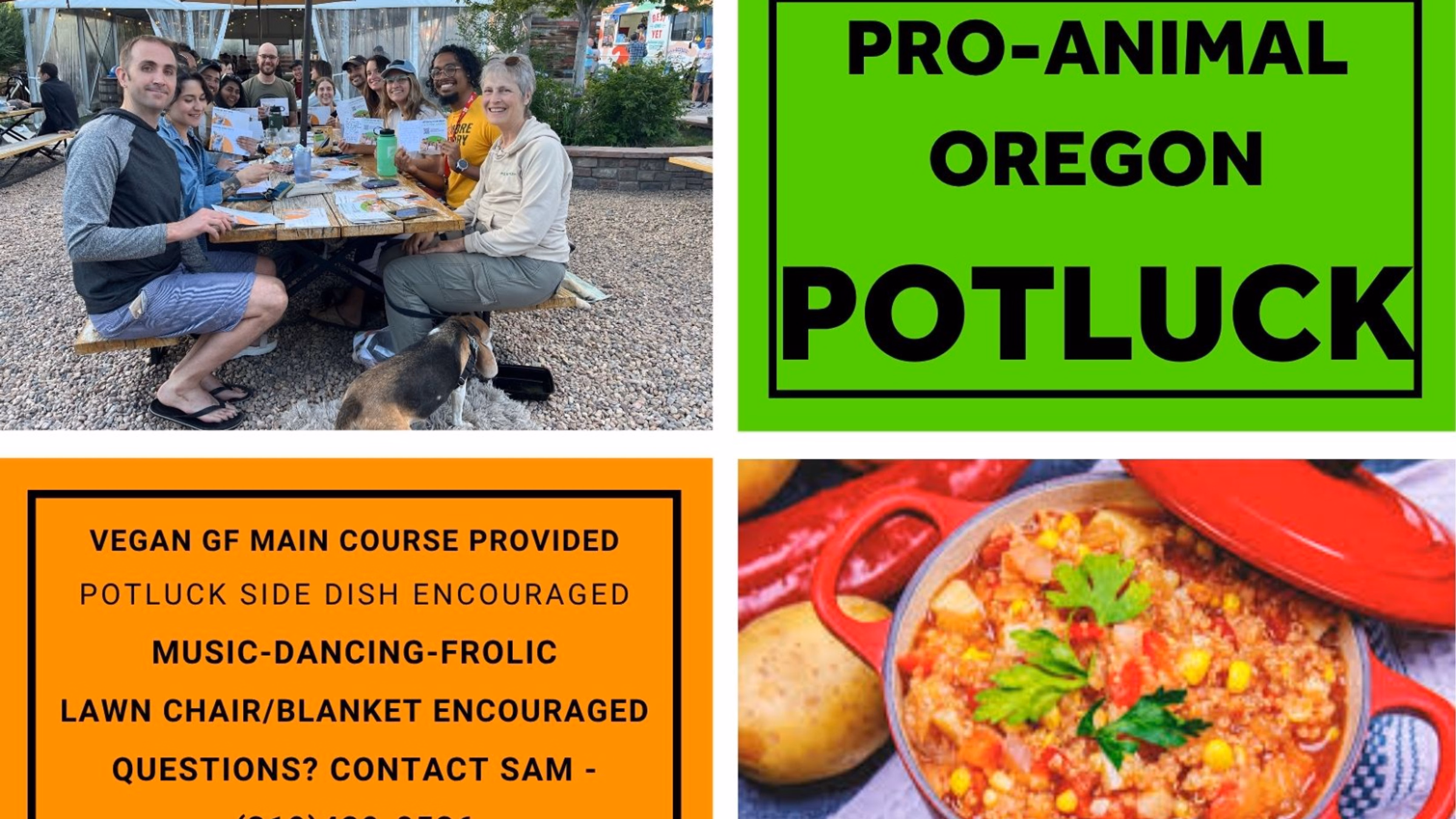 Pro-Animal Oregon Mid-Summer Potluck