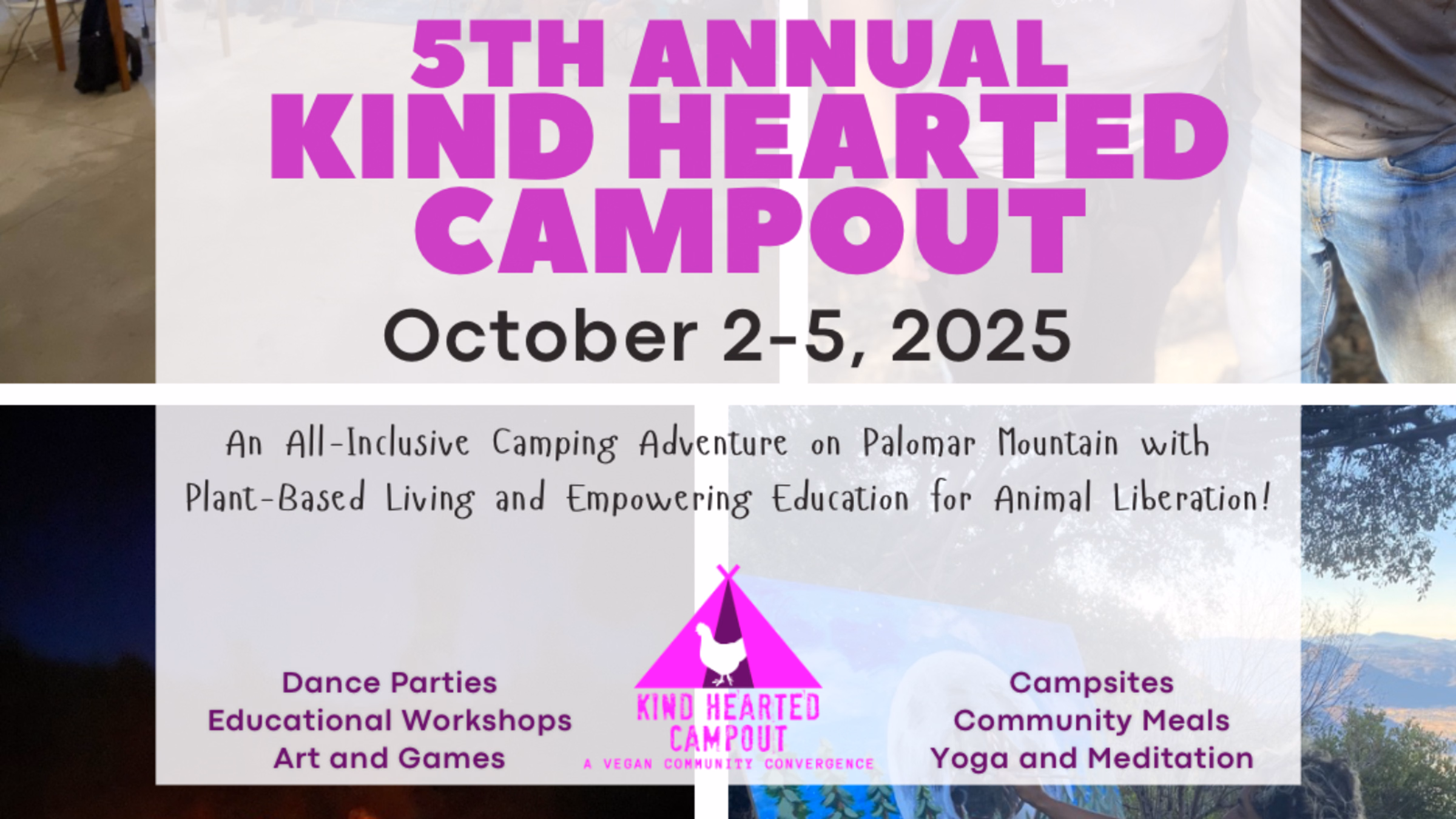 5th Annual Kind Hearted Campout 