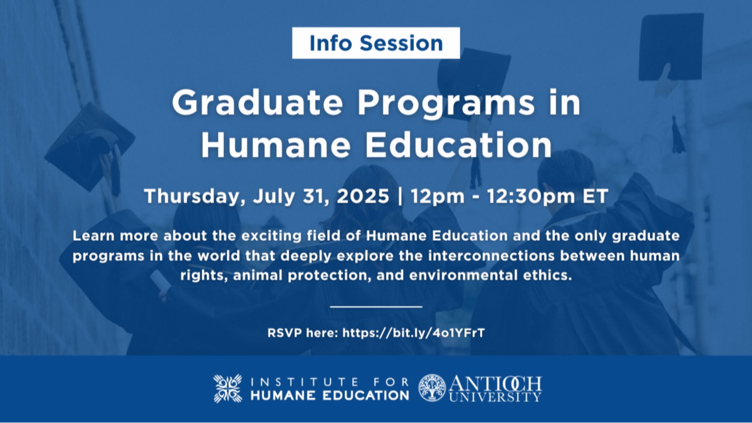 Info Session for Graduate Programs in Humane Education