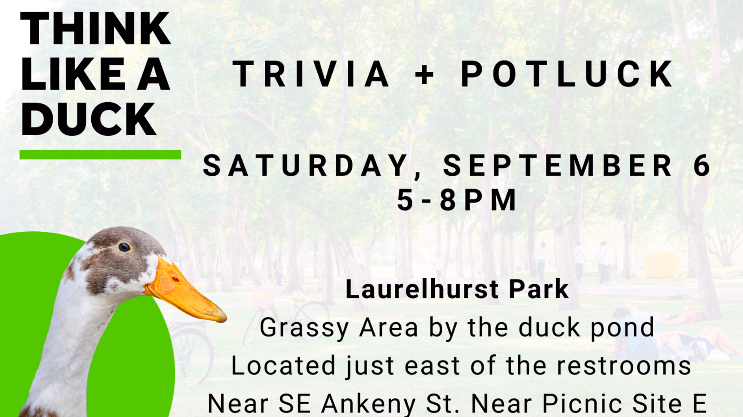 Think Like a Duck: Trivia + Potluck — With Prizes!