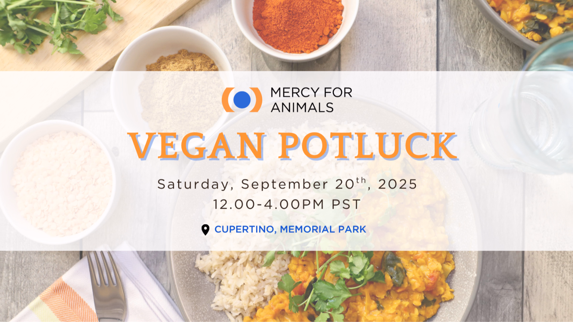 Mercy For Animals Vegan Potluck