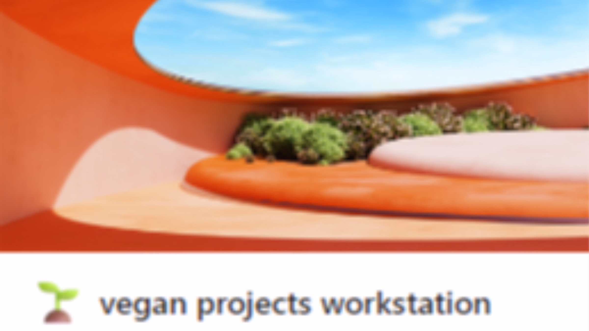 vegan project workstation