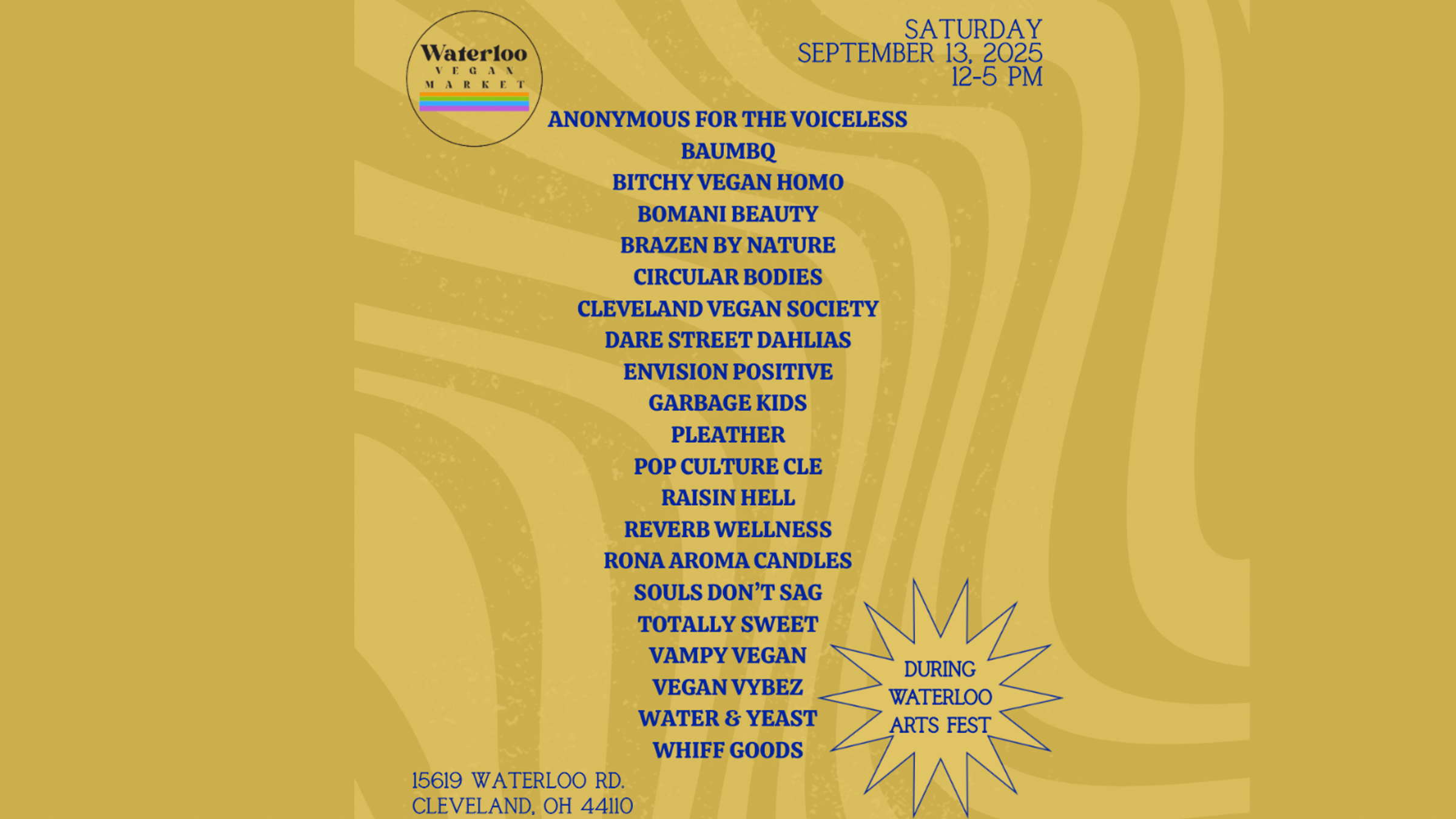 Waterloo Vegan Market - September