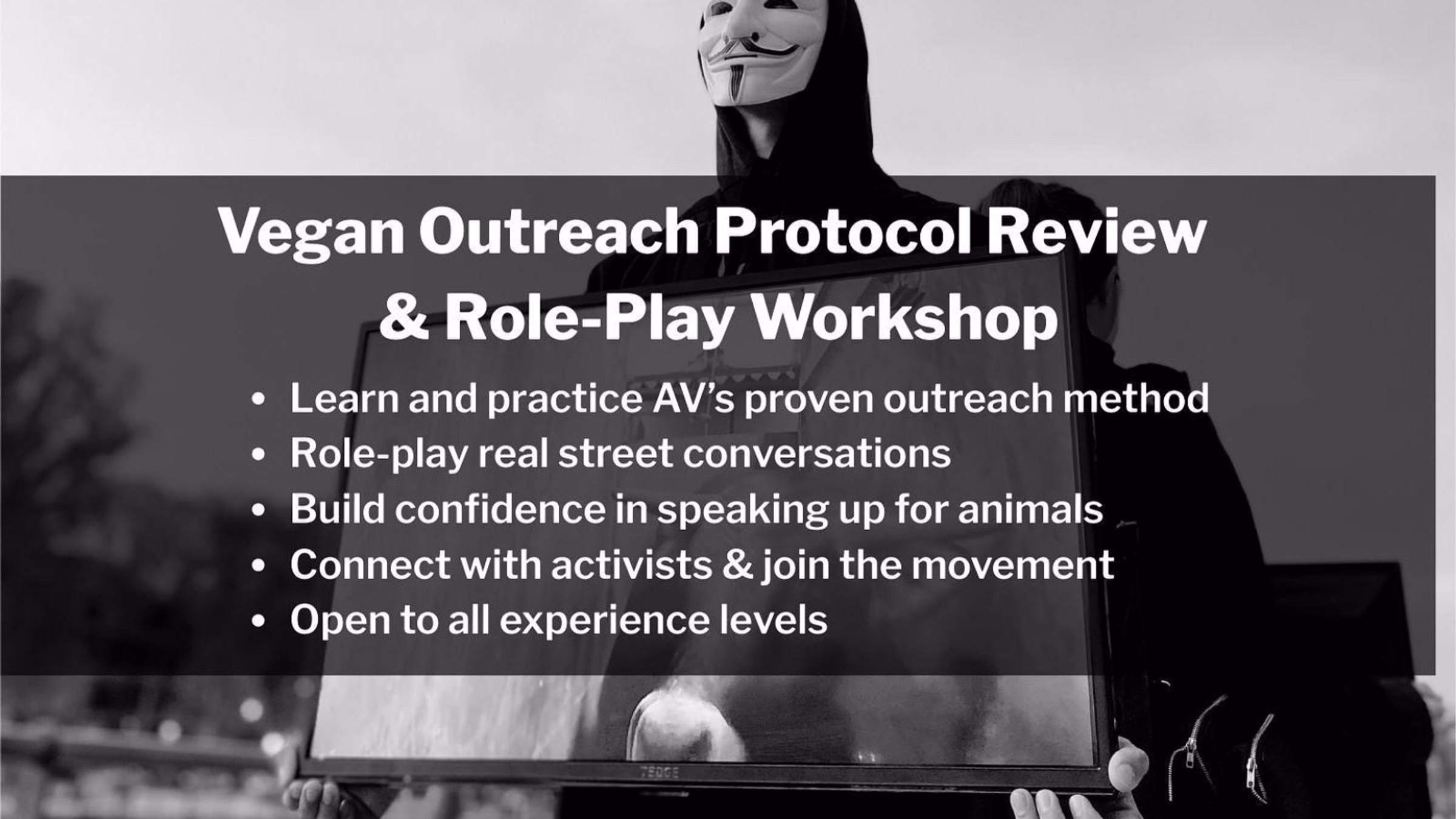 Vegan Outreach: Role play , Dinner at Zen Mystery 