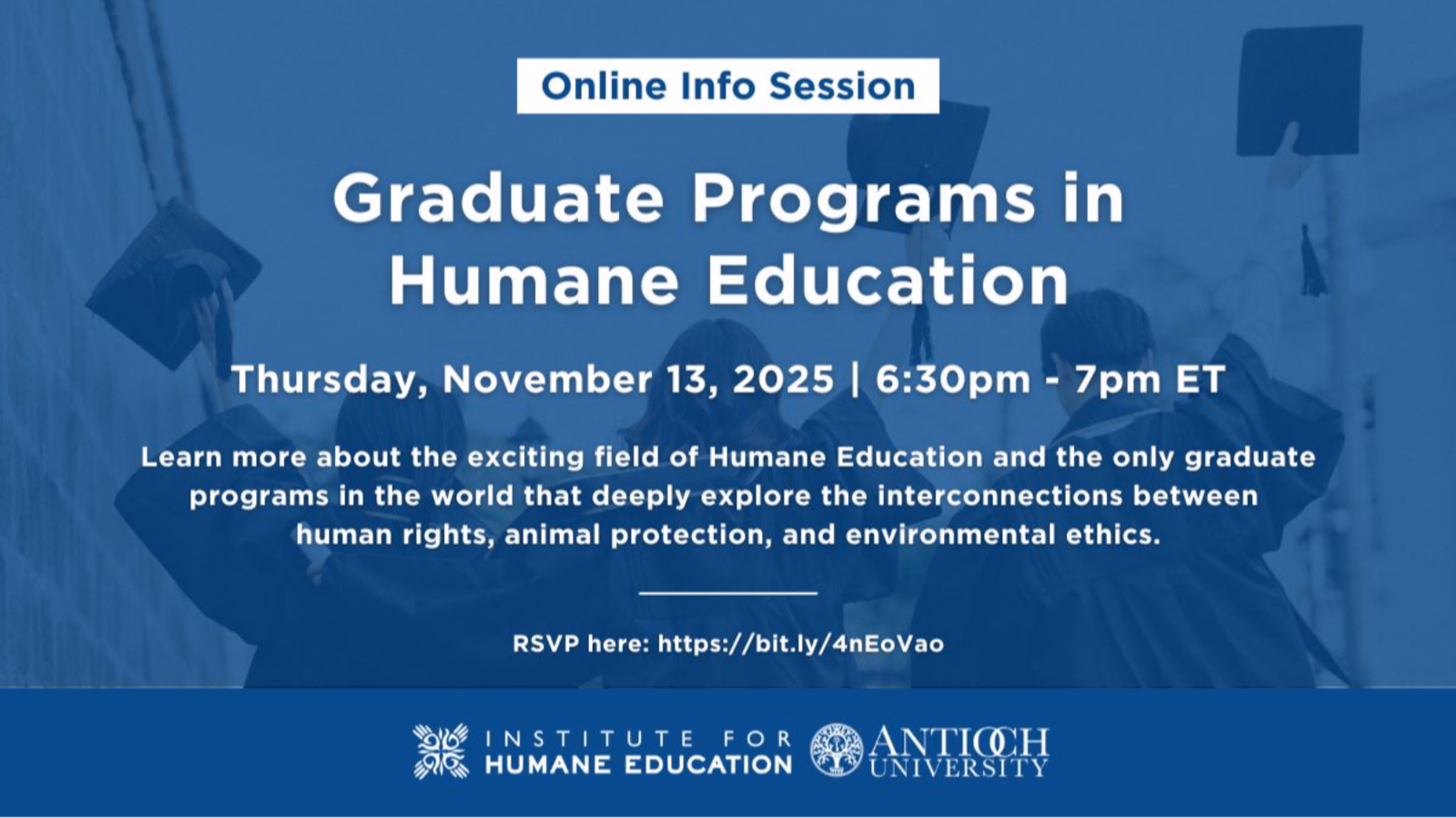 Info Session for Graduate Programs in Humane Education