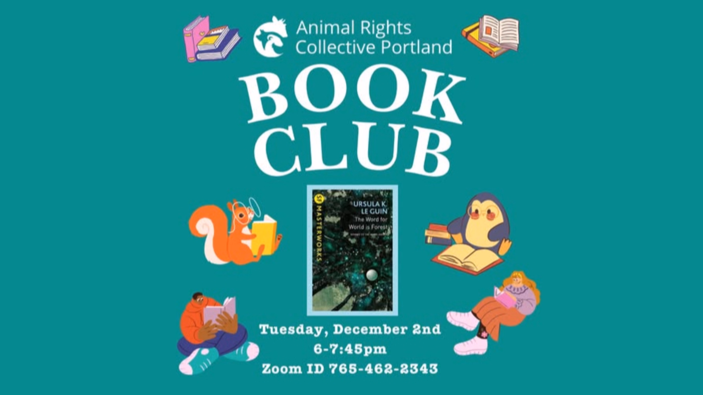 ARCPDX Book Club - "The Word for World is Forest" (Nov/Dec 2025)