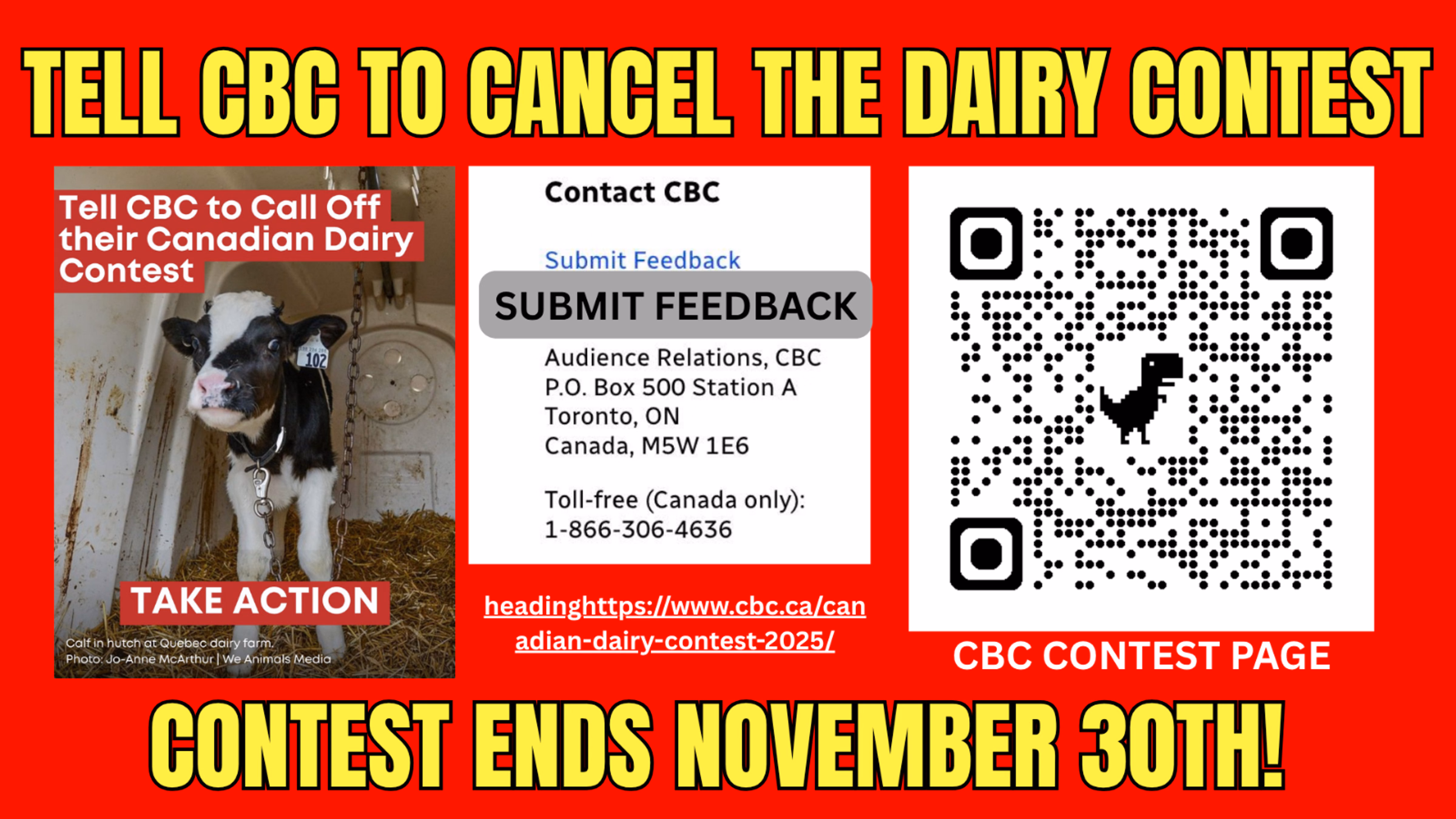CBC Drop the Dairy Contest! ONLINE Action