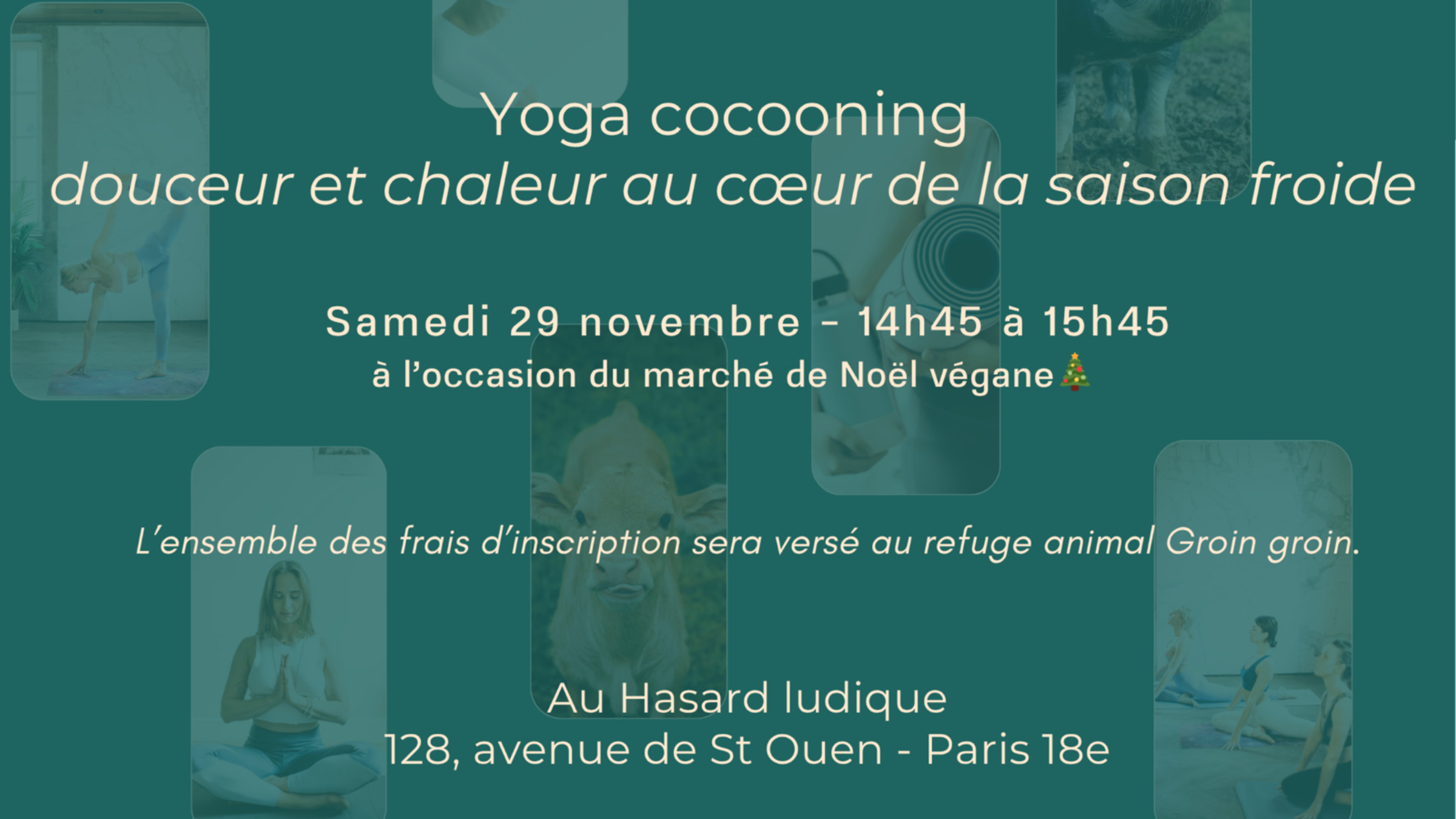 Charity yoga for animals