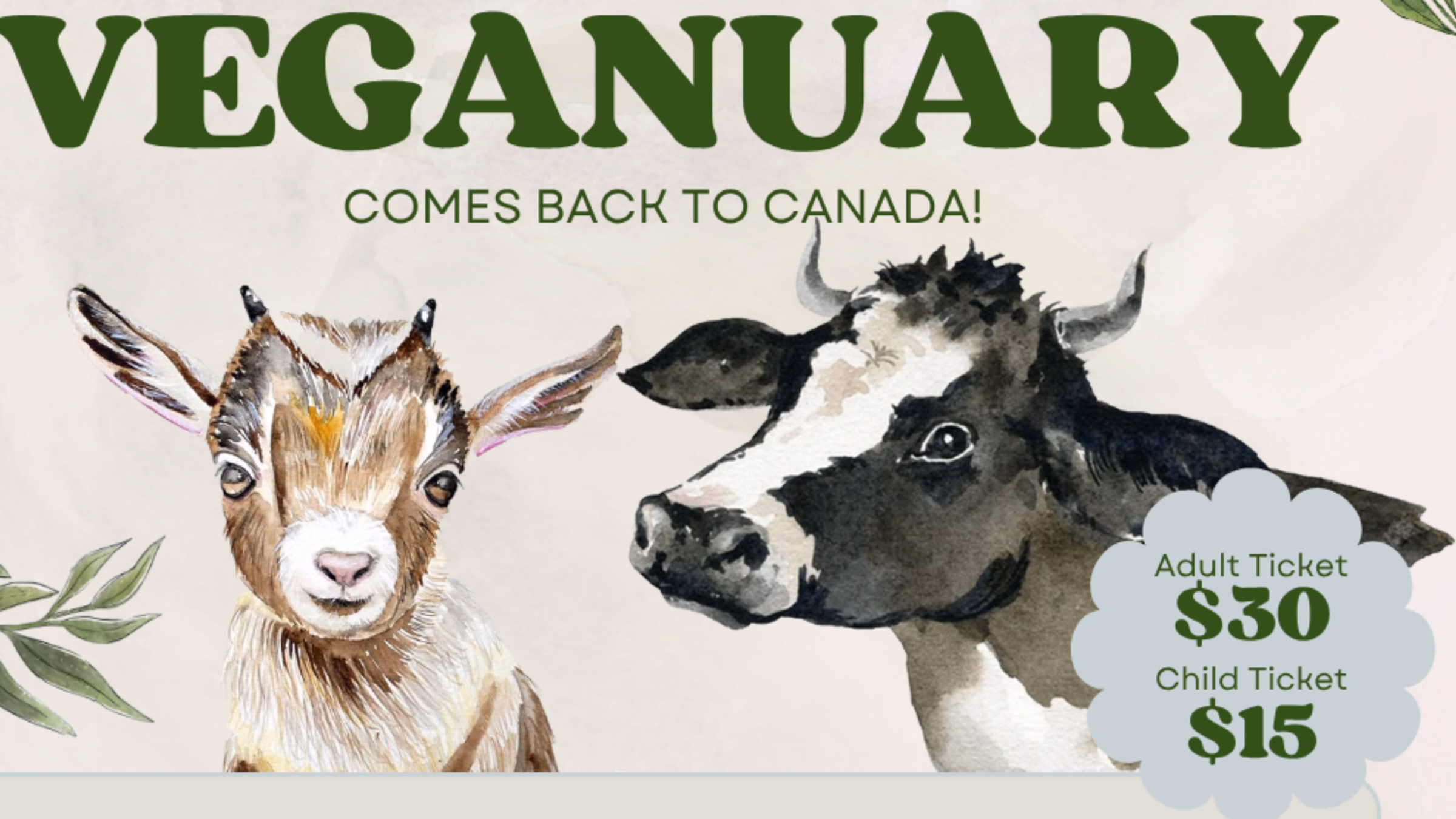 Veganuary: an Animal Rights and Rescue Fundraiser 
