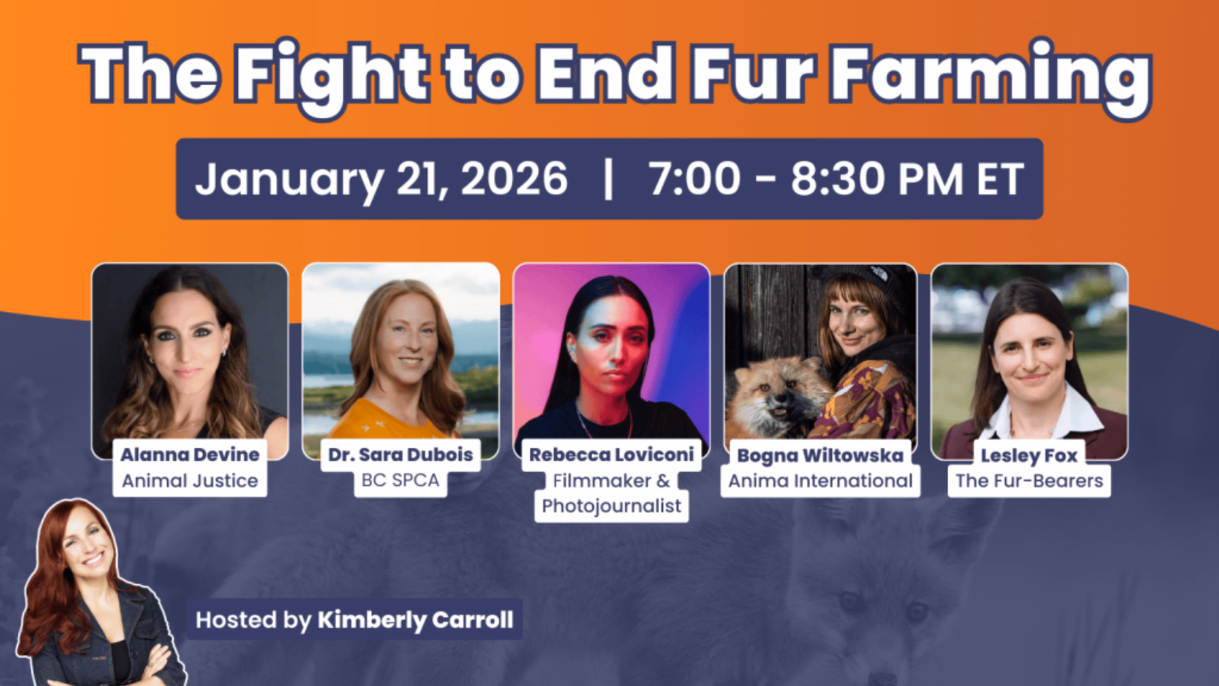 Animal Justice Online Event: The Fight to End Fur Farming