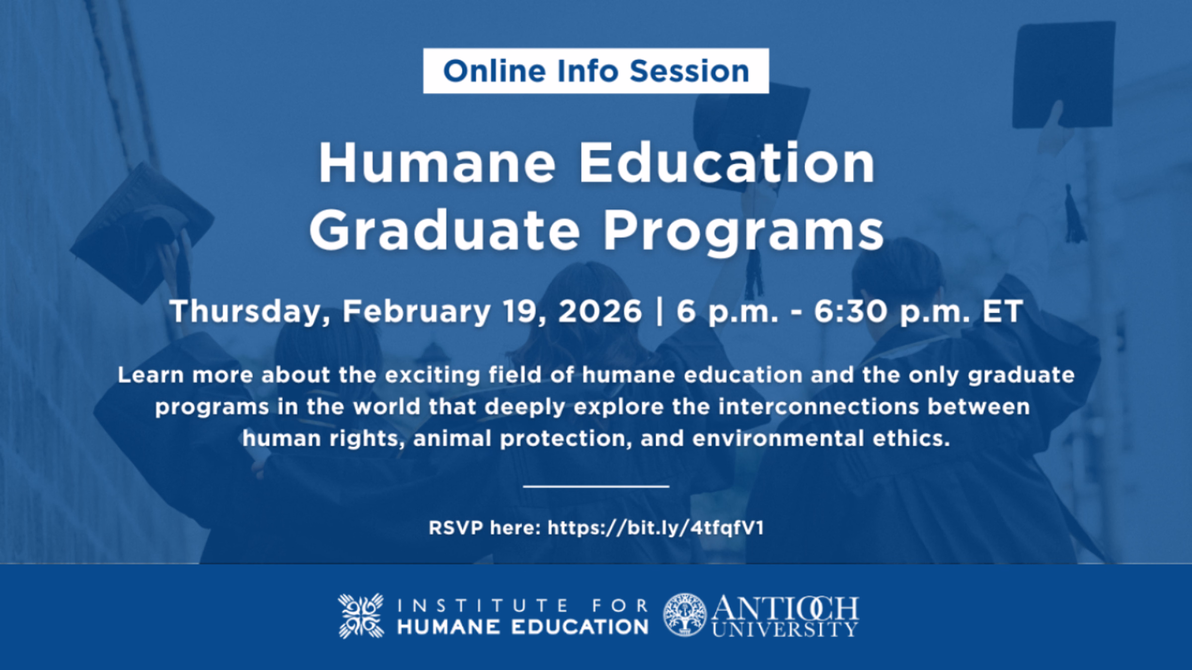 Humane Education Graduate Programs: An Info Session