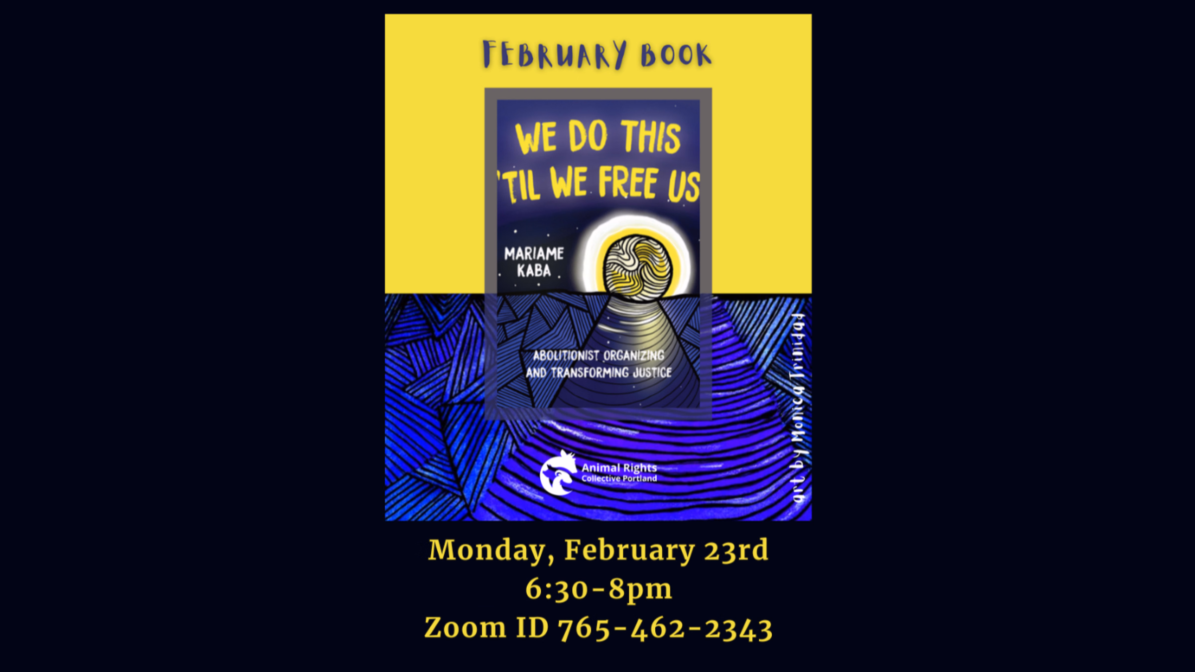 ARCPDX Book Club - "We Do This 'til We Free Us"  (February 2026)