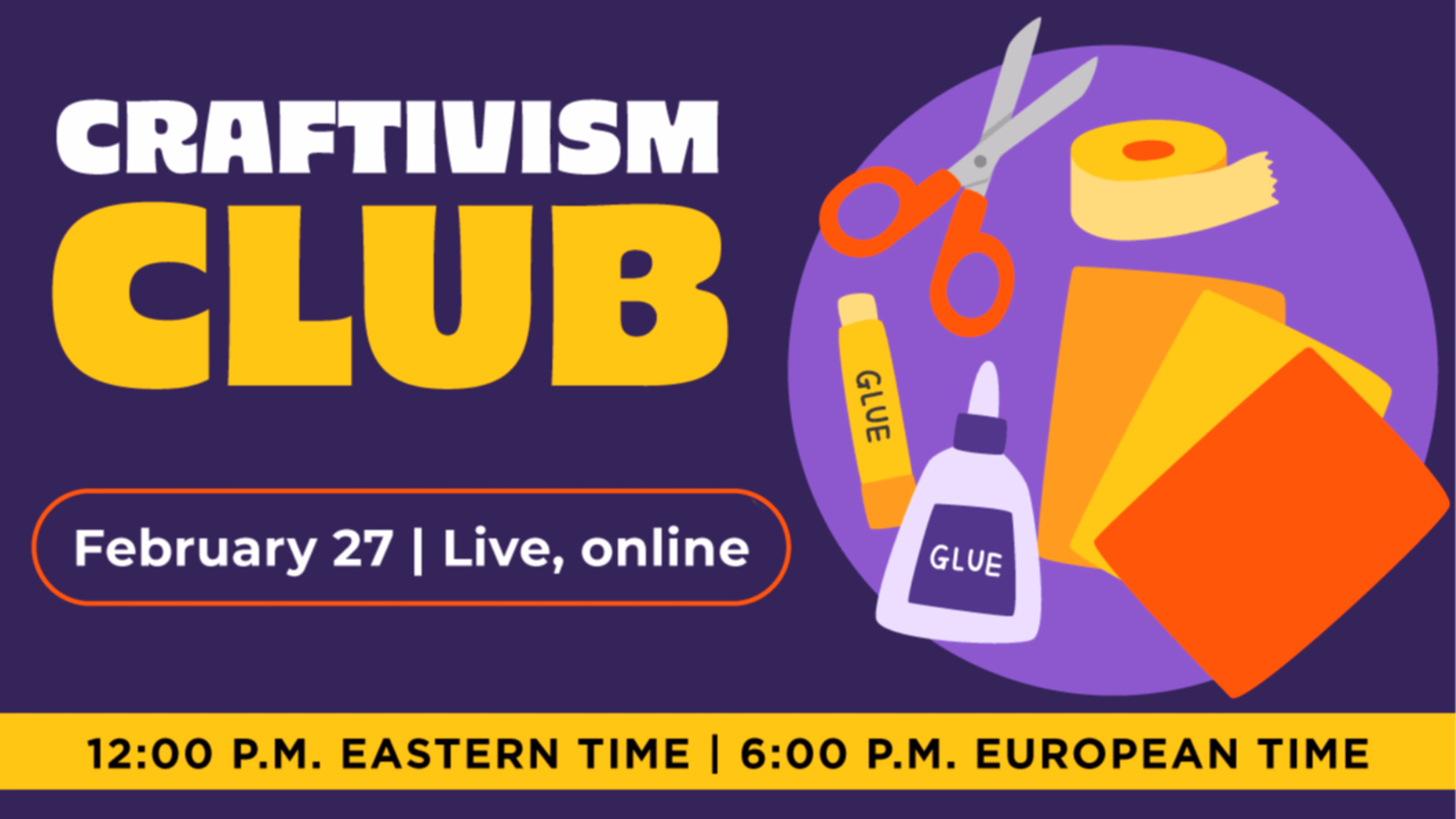Craftivism Club - Creating Masks for Unilever Unmasked Campaign