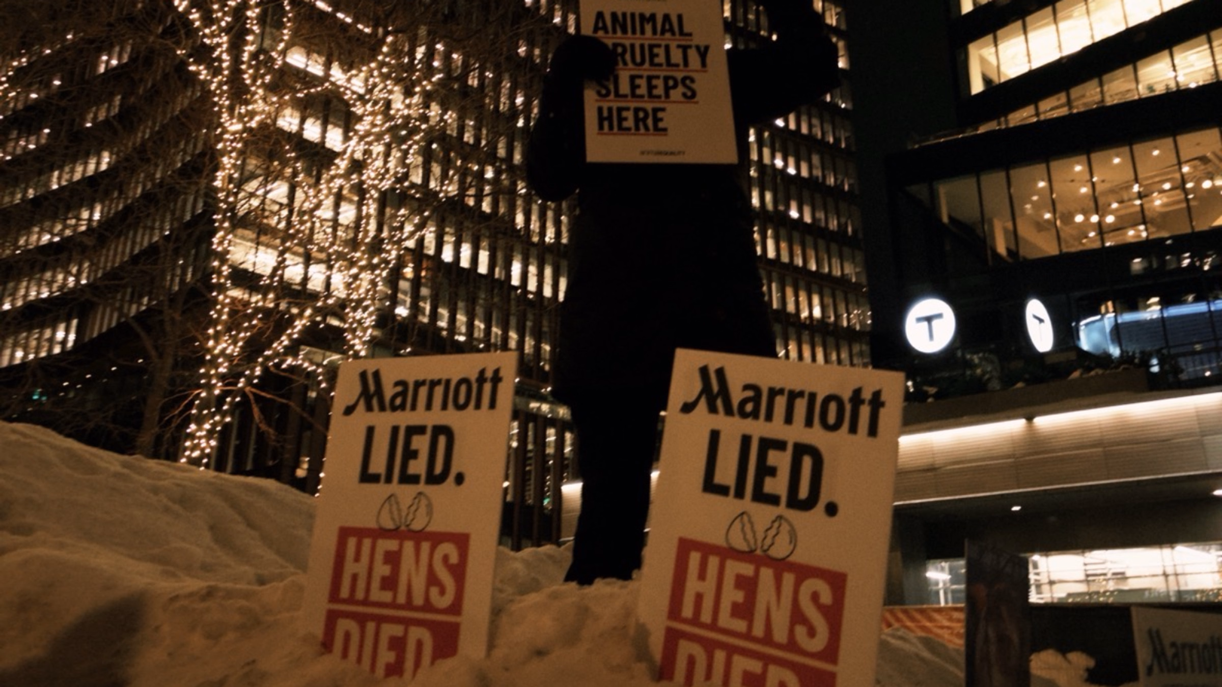 Protest Marriott's Ties To Cruelty