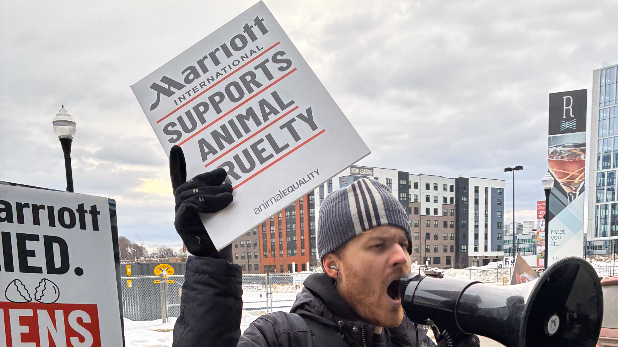 Protest Marriott's Ties To Cruelty - Austin, TX