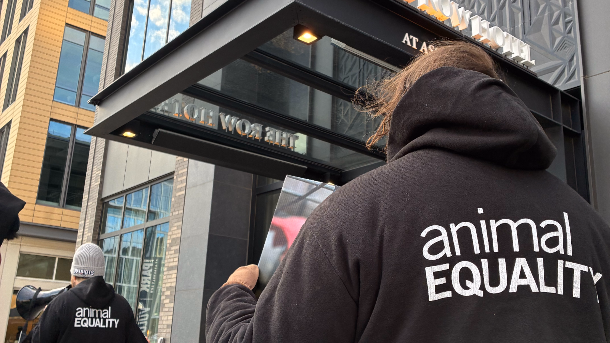 Protest Marriott at the Corporate Citizenship Summit - New York, NY