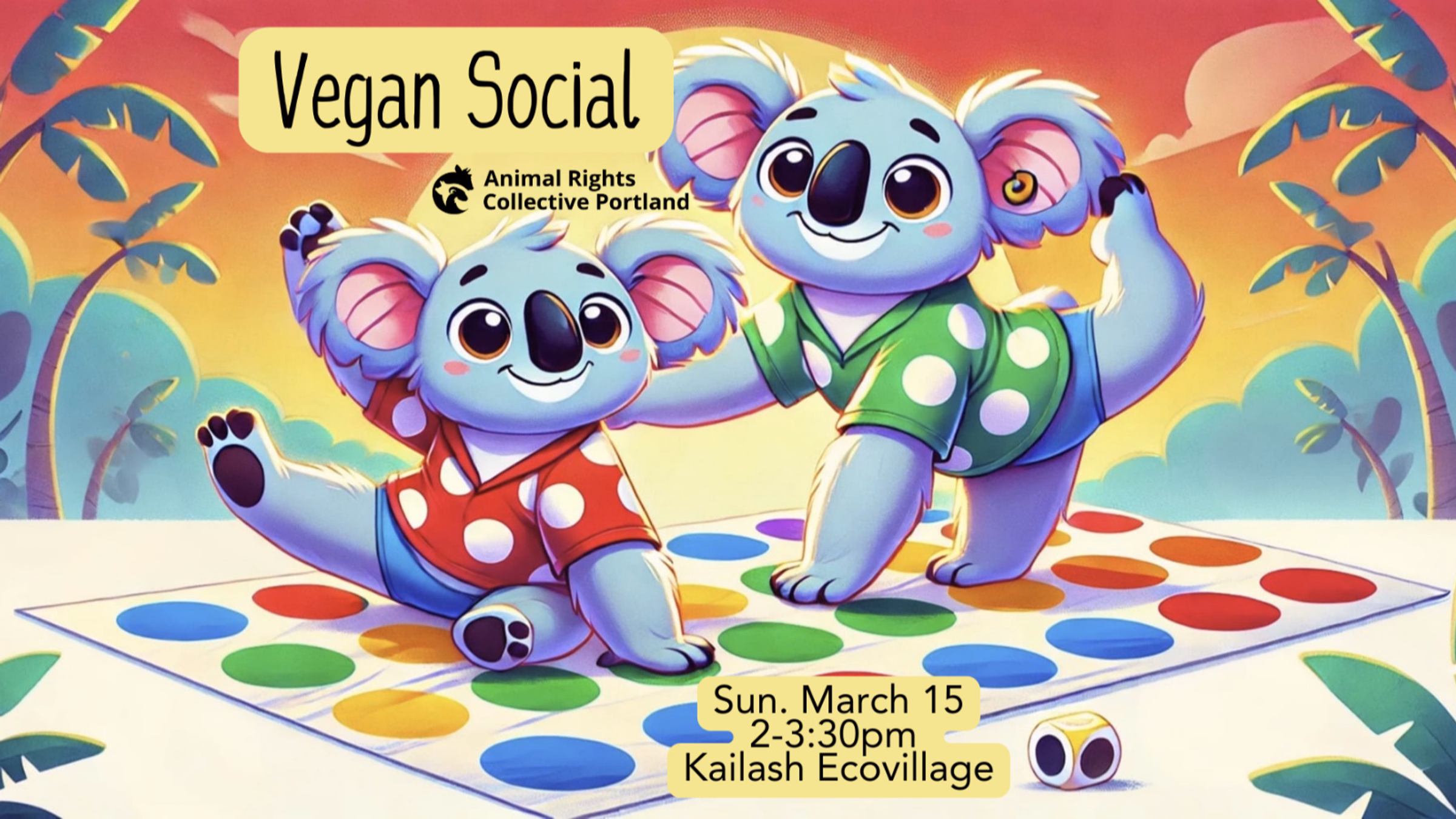 Chill Chats & Good Games ARCPDX Vegan Social