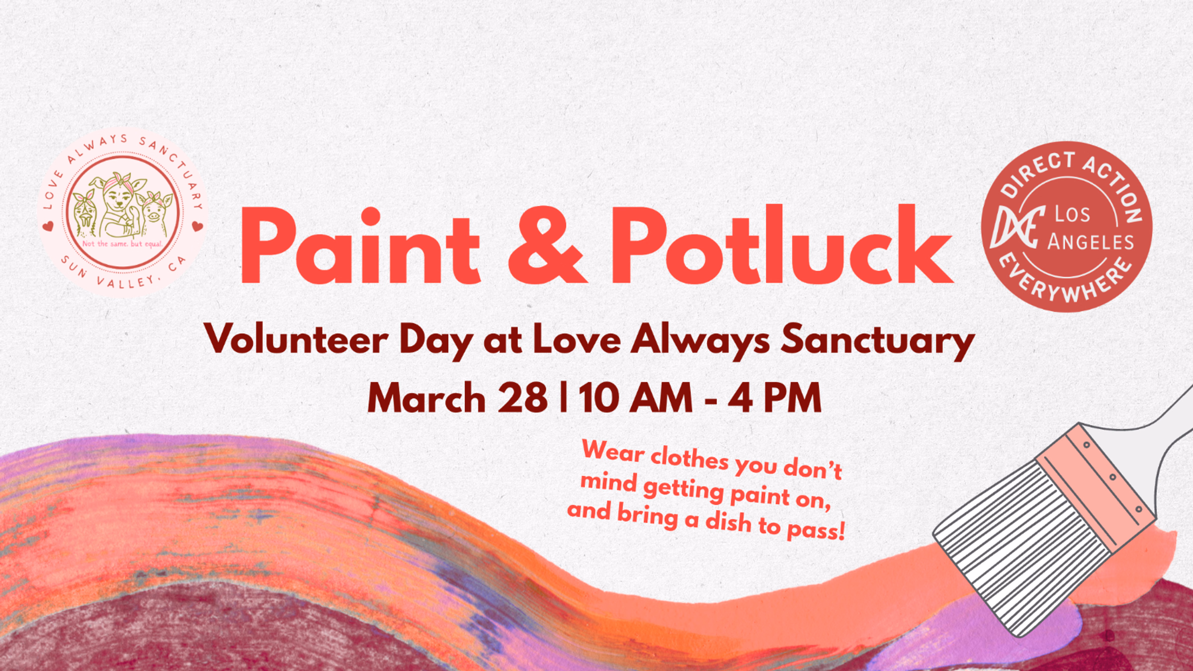 DxE LA Volunteer Day: Paint & Potluck!