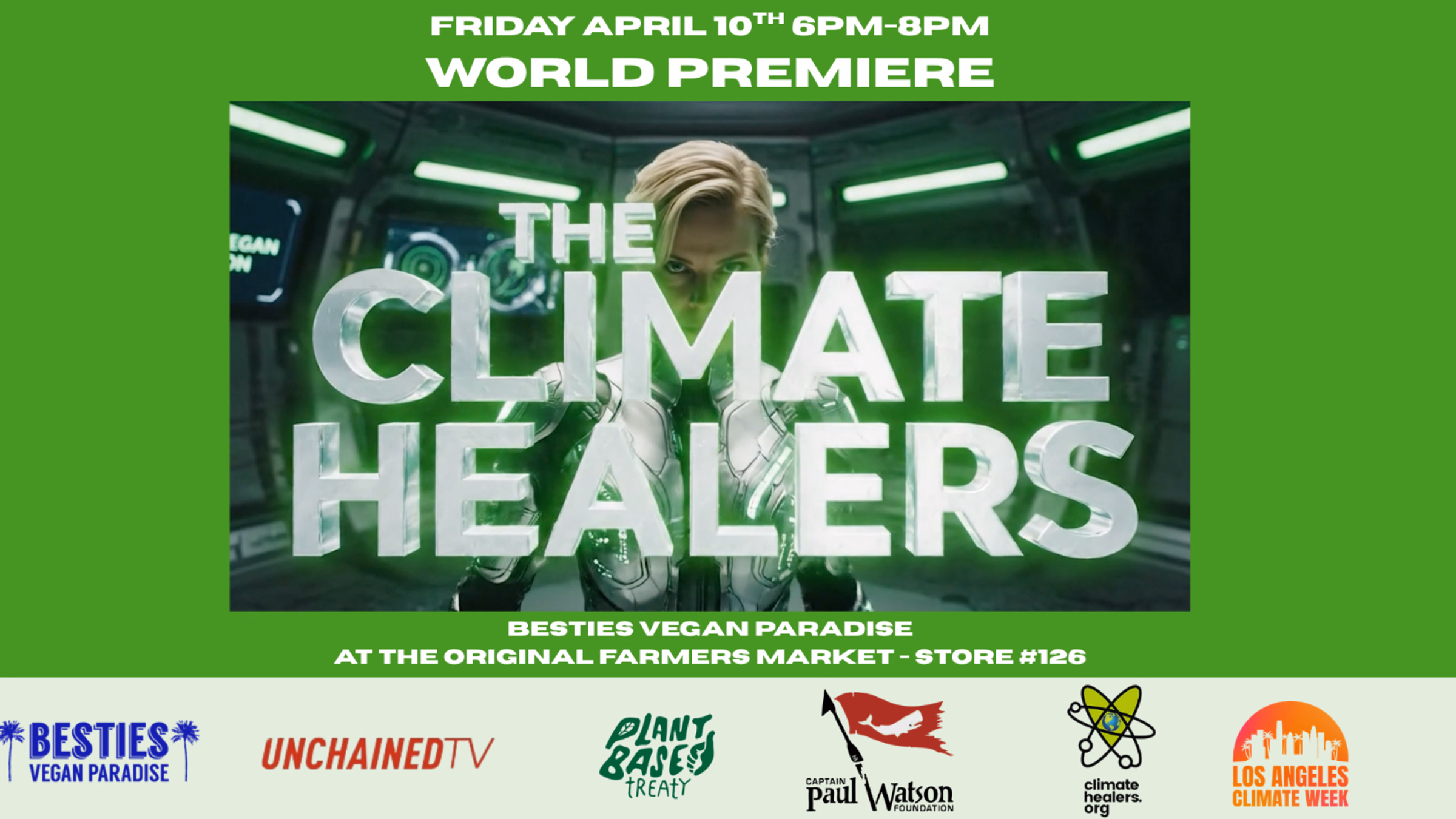 MINI DOC PREMIERE: THE CLIMATE HEALERS + Q&A + BESTIES VEGAN SOFT SERVE!