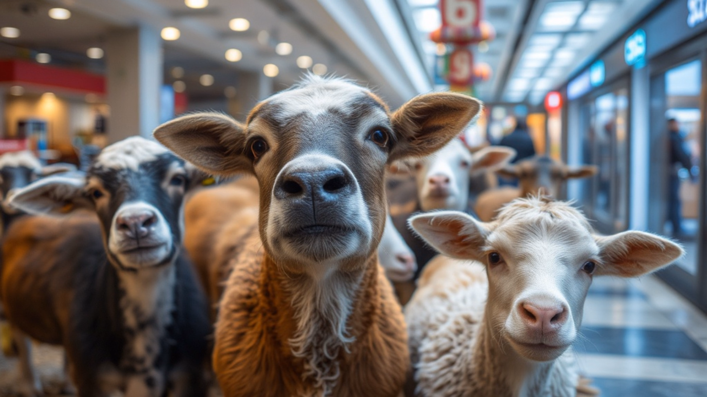 Animals Don't Like Loud Malls!