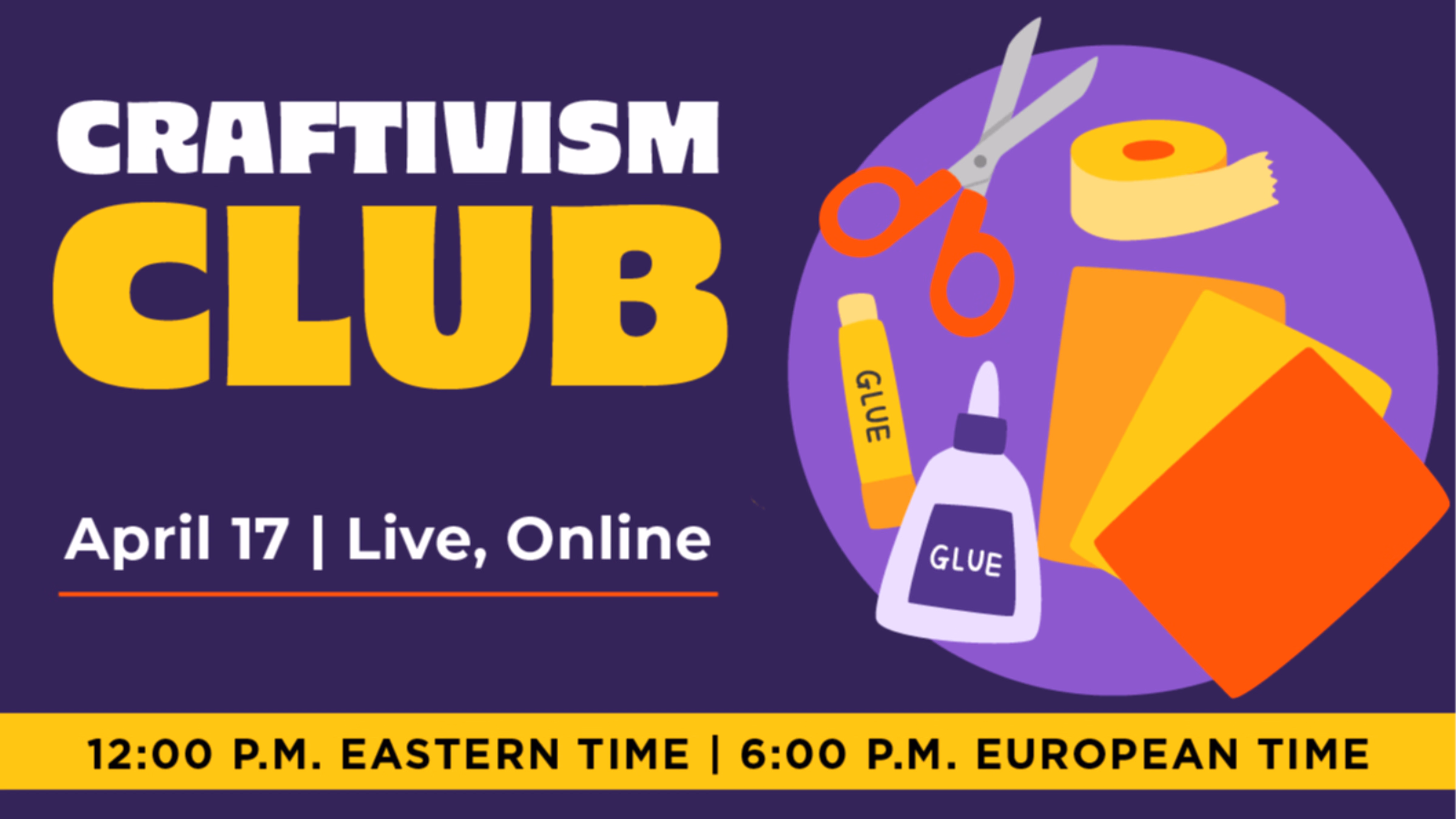 Craftivism Club - Turning Excuses into Art!