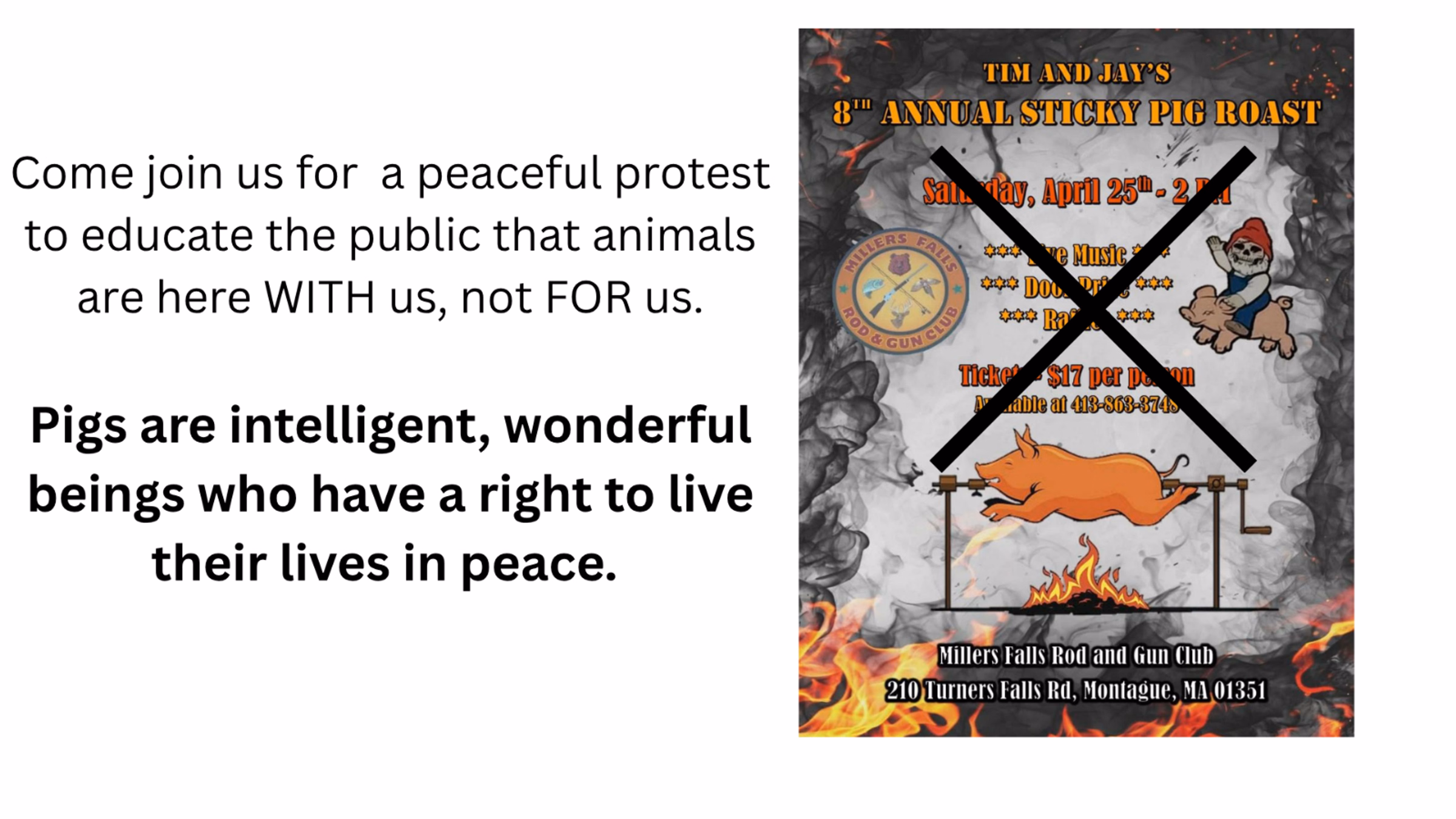 Pig Roast Protest