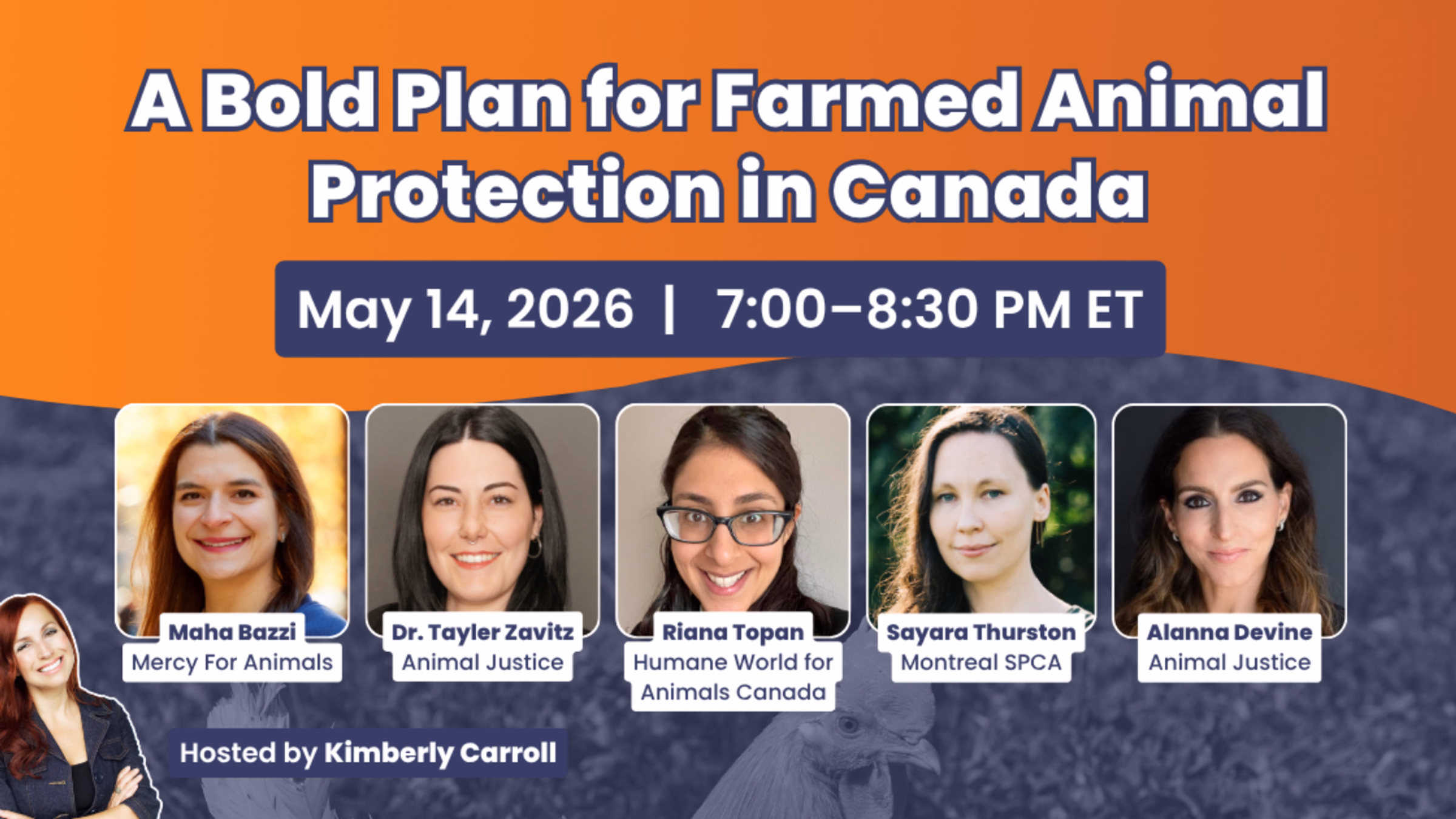 ONLINE PANEL: A Bold Plan for Farmed Animal Protection in Canada