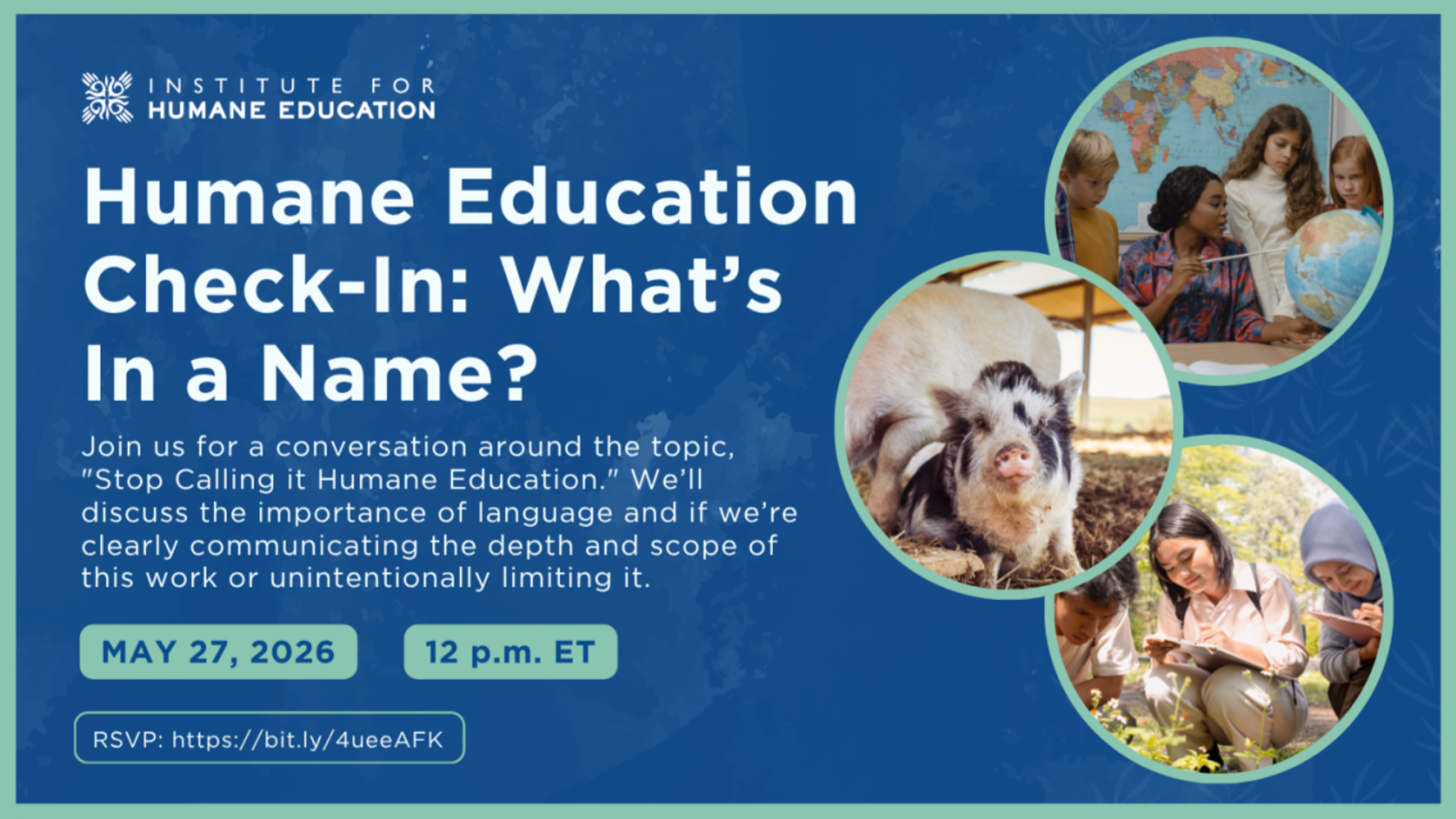 Humane Education Check-In: What’s In a Name?