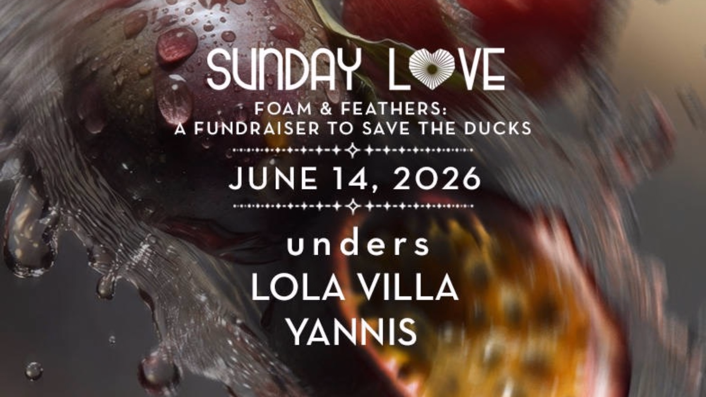 Foam X Feathers: A Fundraiser to Save the Ducks