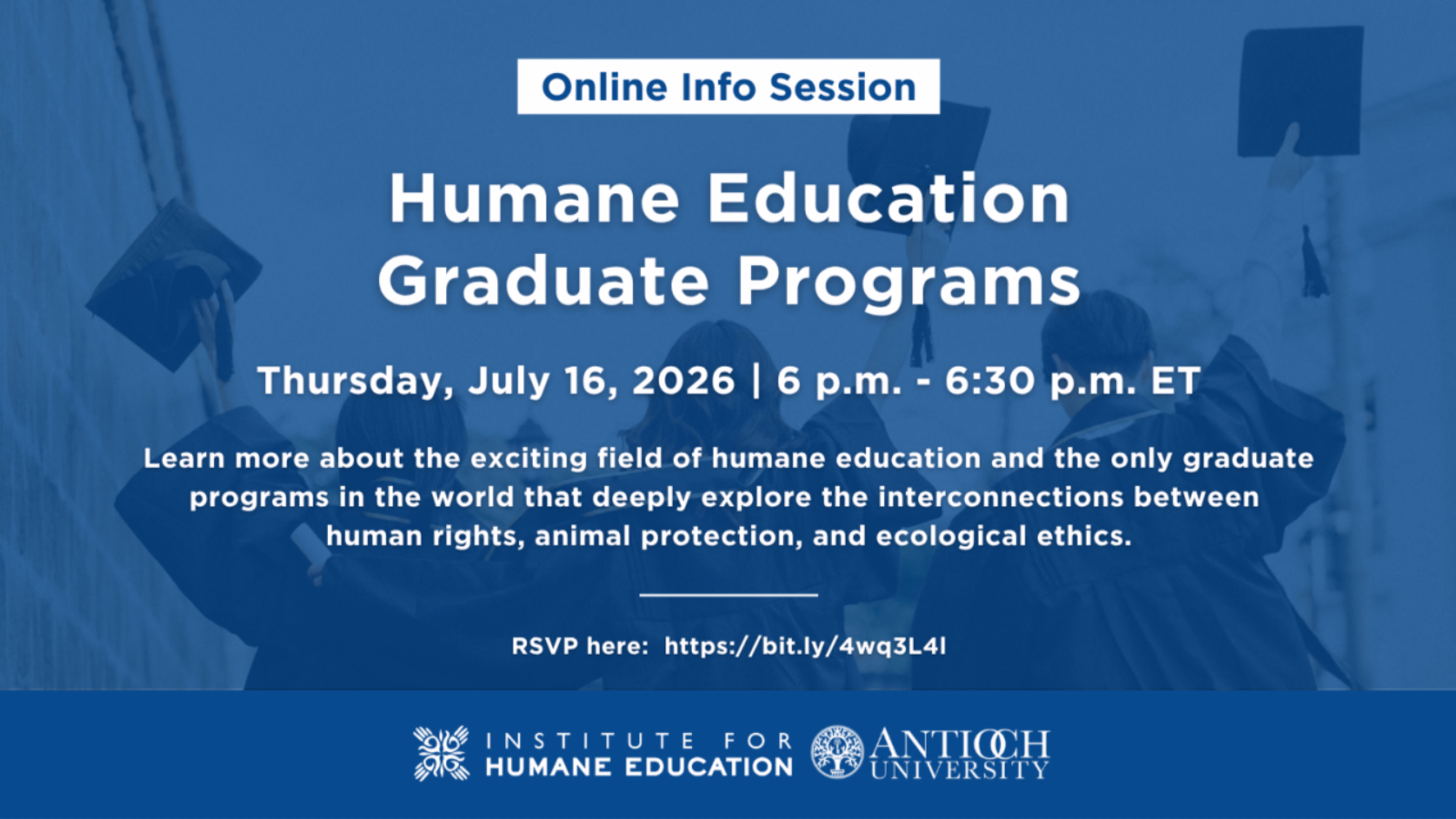 Humane Education Graduate Programs: An Info Session