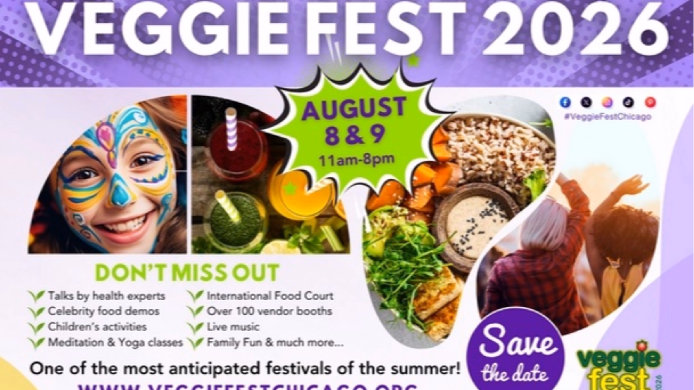 Veggie Fest Chicago Summer Festival 2026