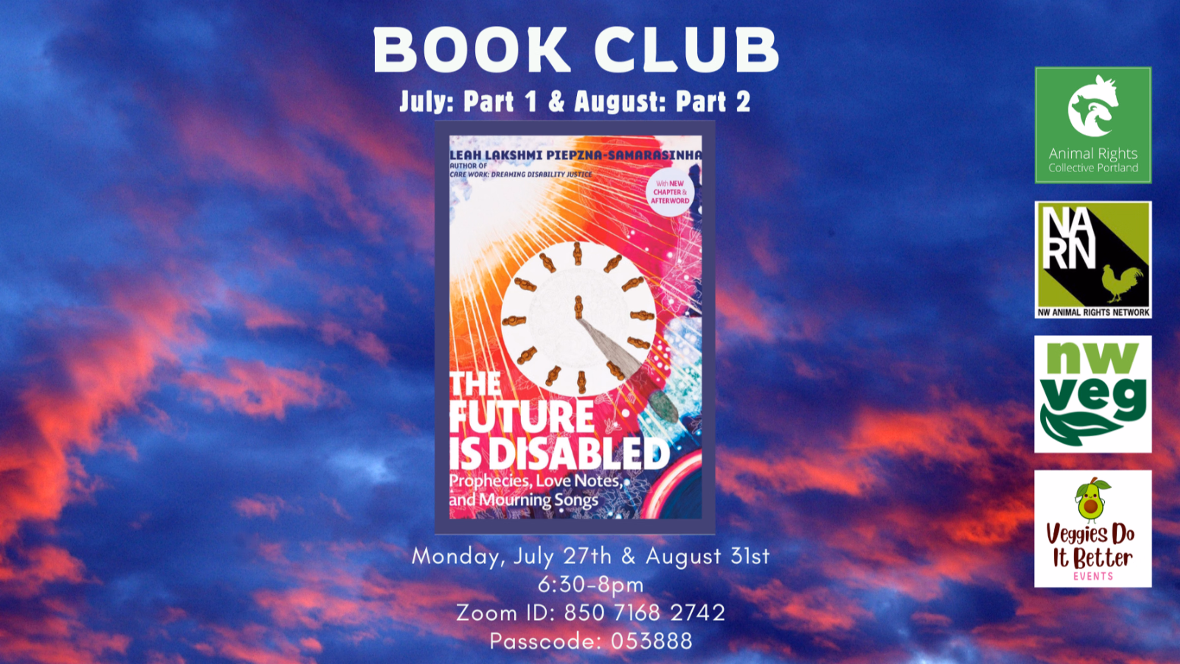 ARCPDX Book Club "The Future is Disabled" Part 1 July 2026
