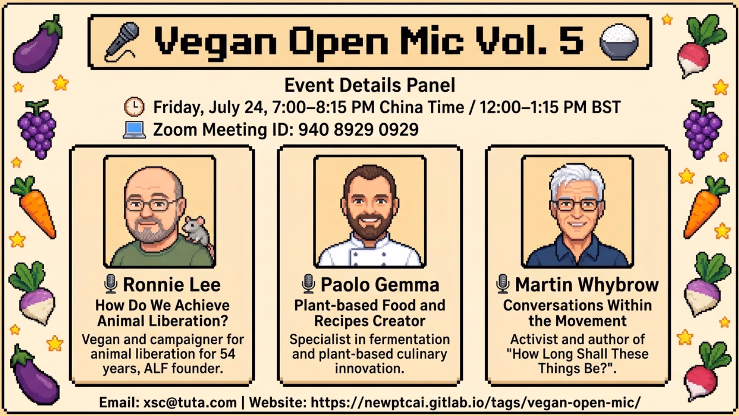 Vegan Open Mic Vol. 5 (English Edition) 