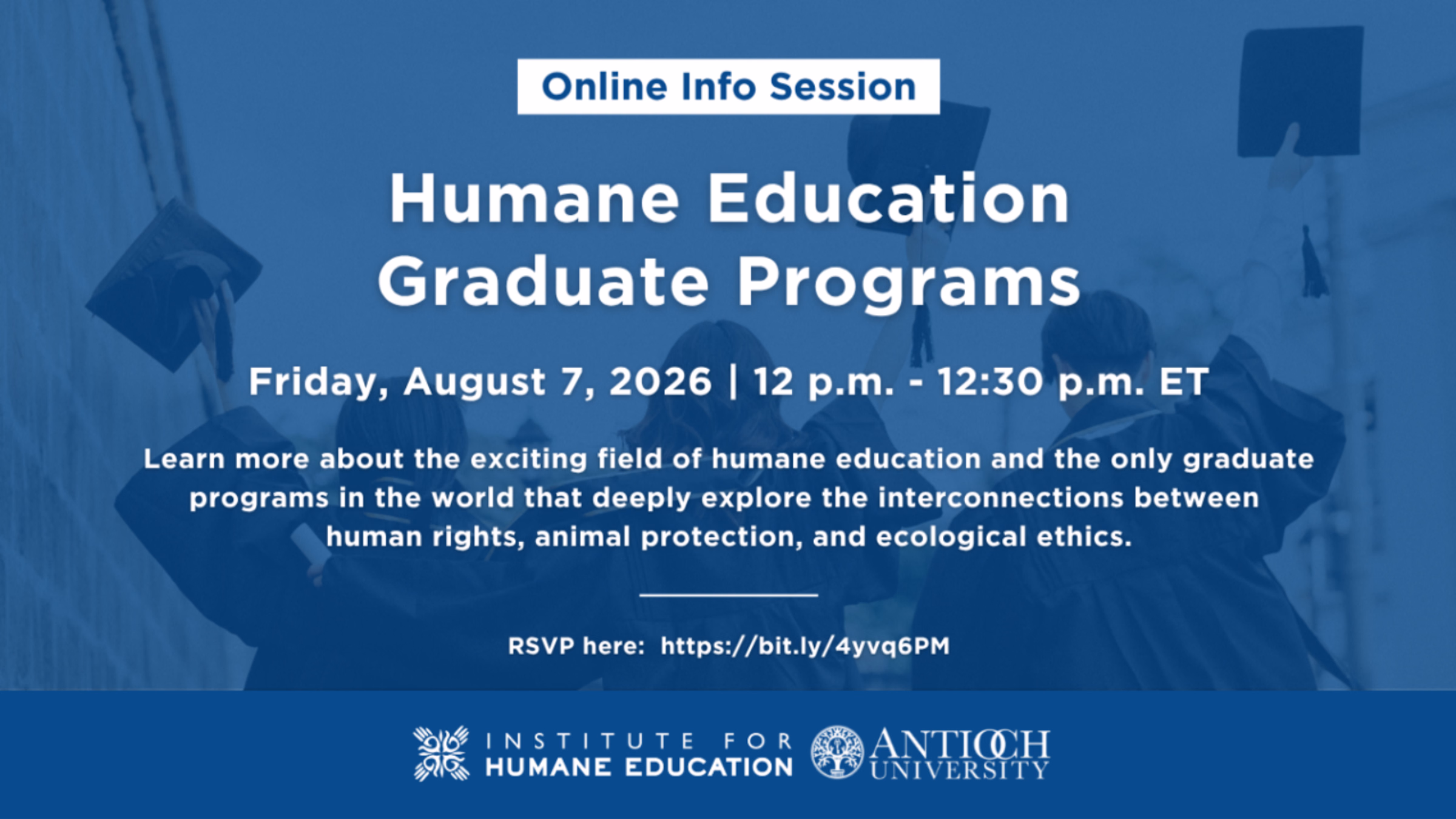 Online Info Session: Humane Education Graduate Programs