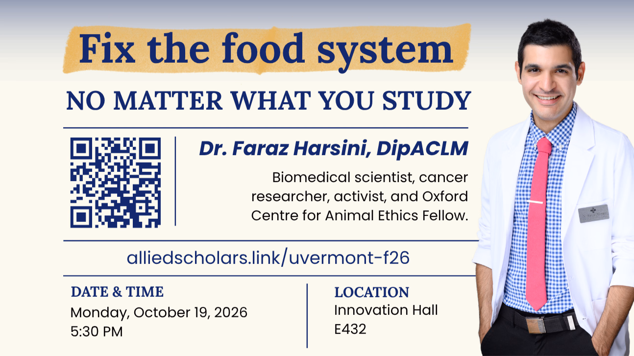 Fix the Food System, No Matter What You Study, with Dr. Faraz Harsini