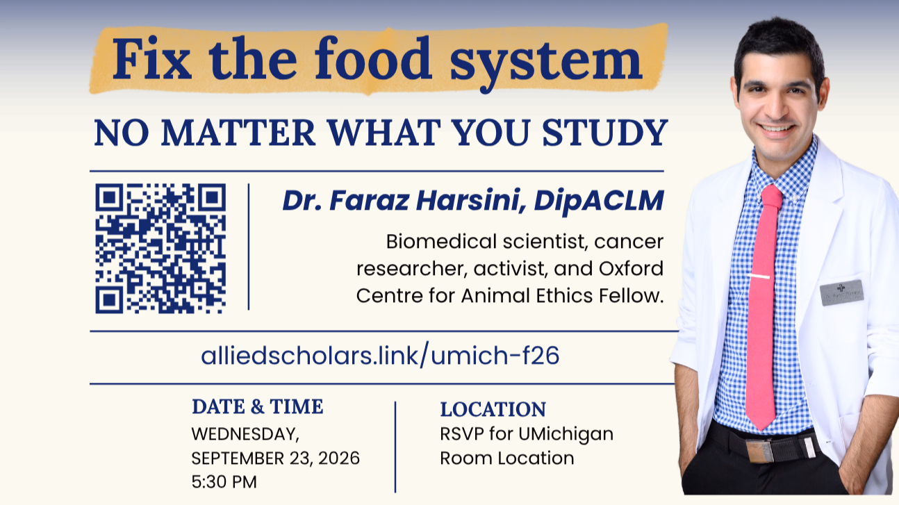 Fix the Food System, No Matter What You Study, with Dr. Faraz Harsini
