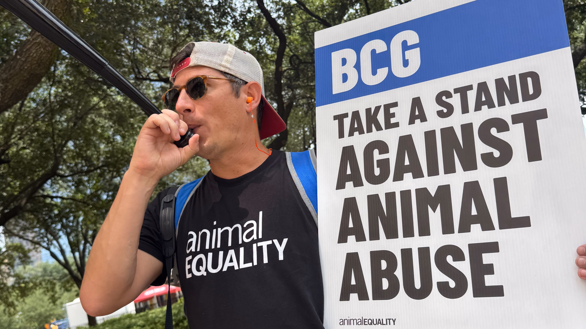 Protest BCG's Ties to Animal Cruelty -- Washington, DC
