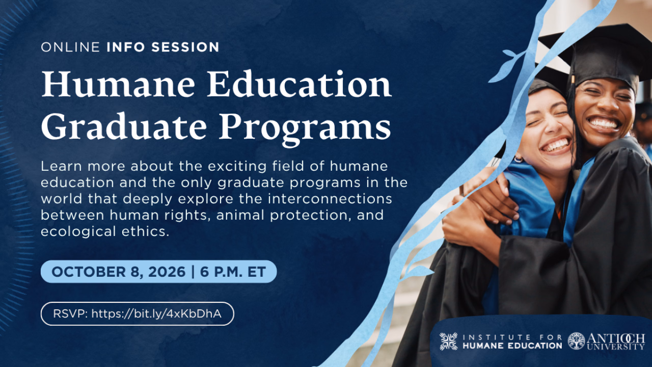 Online Info Session: Humane Education Graduate Programs