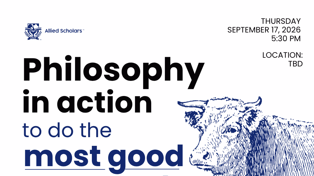 Philosophy in Action: Doing the Most Good for Animals, with Dr. Faraz Harsini