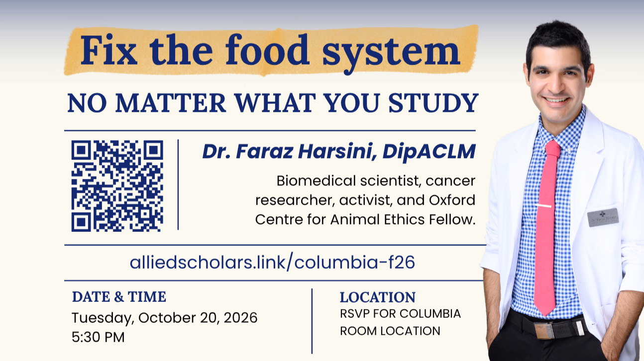 Fix the Food System, No Matter What You Study, with Dr. Faraz Harsini